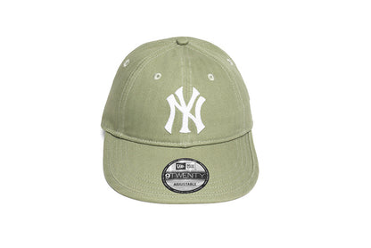 New Era - 9TWENTY Long Visor Yankees - Olive Herringbone