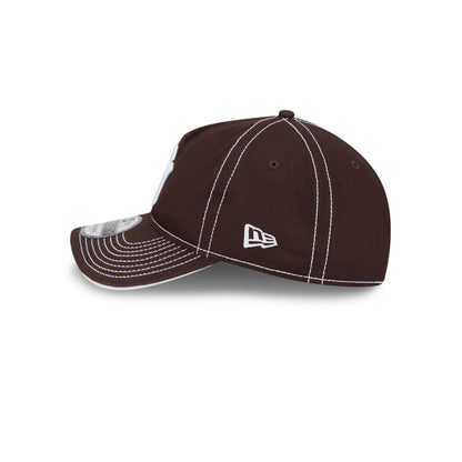 New Era - 9TWENTY A-FRAME NY Yankees Contrast Stitch - Burnt Wood