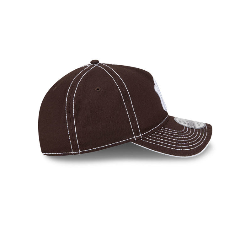 New Era - 9TWENTY A-FRAME NY Yankees Contrast Stitch - Burnt Wood