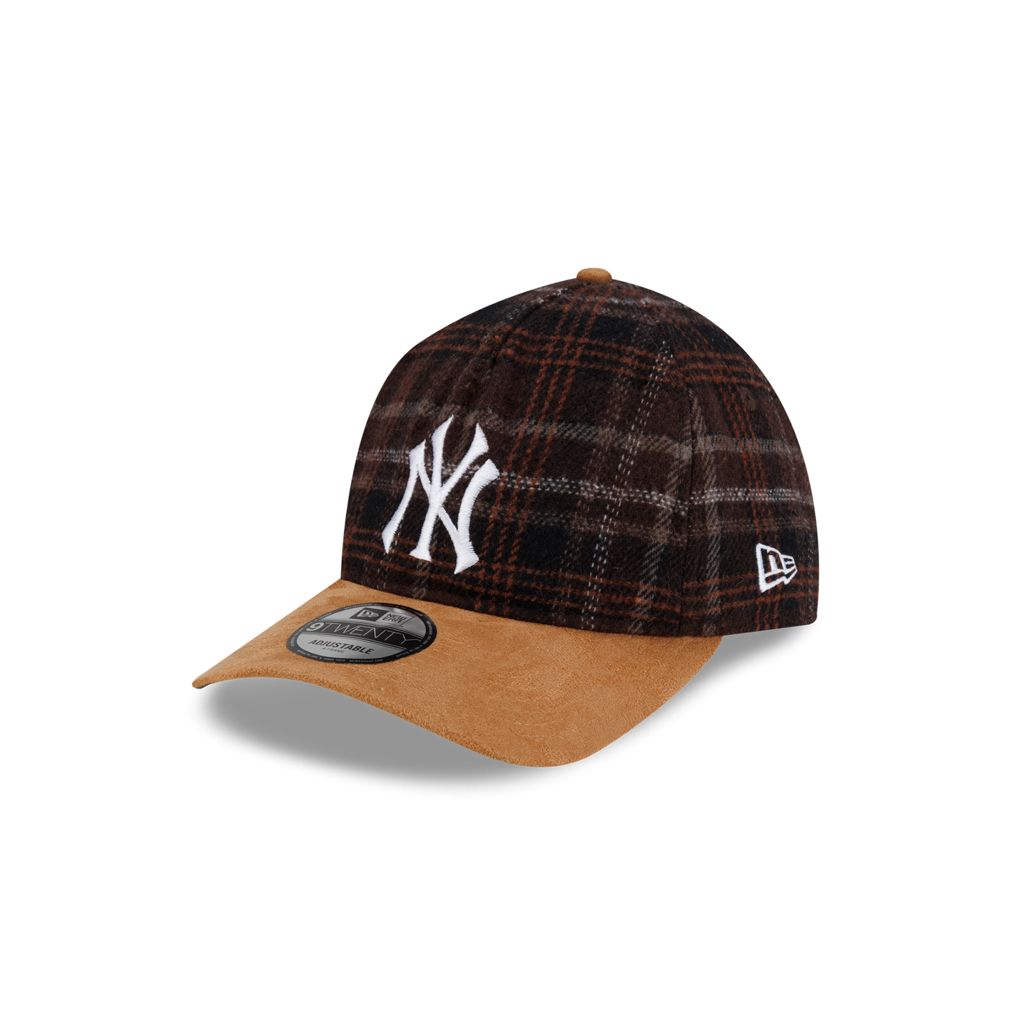 New Era - 9TWENTY® A-FRAME™ Plaid Suede New York Yankees Cap - Red Flannel