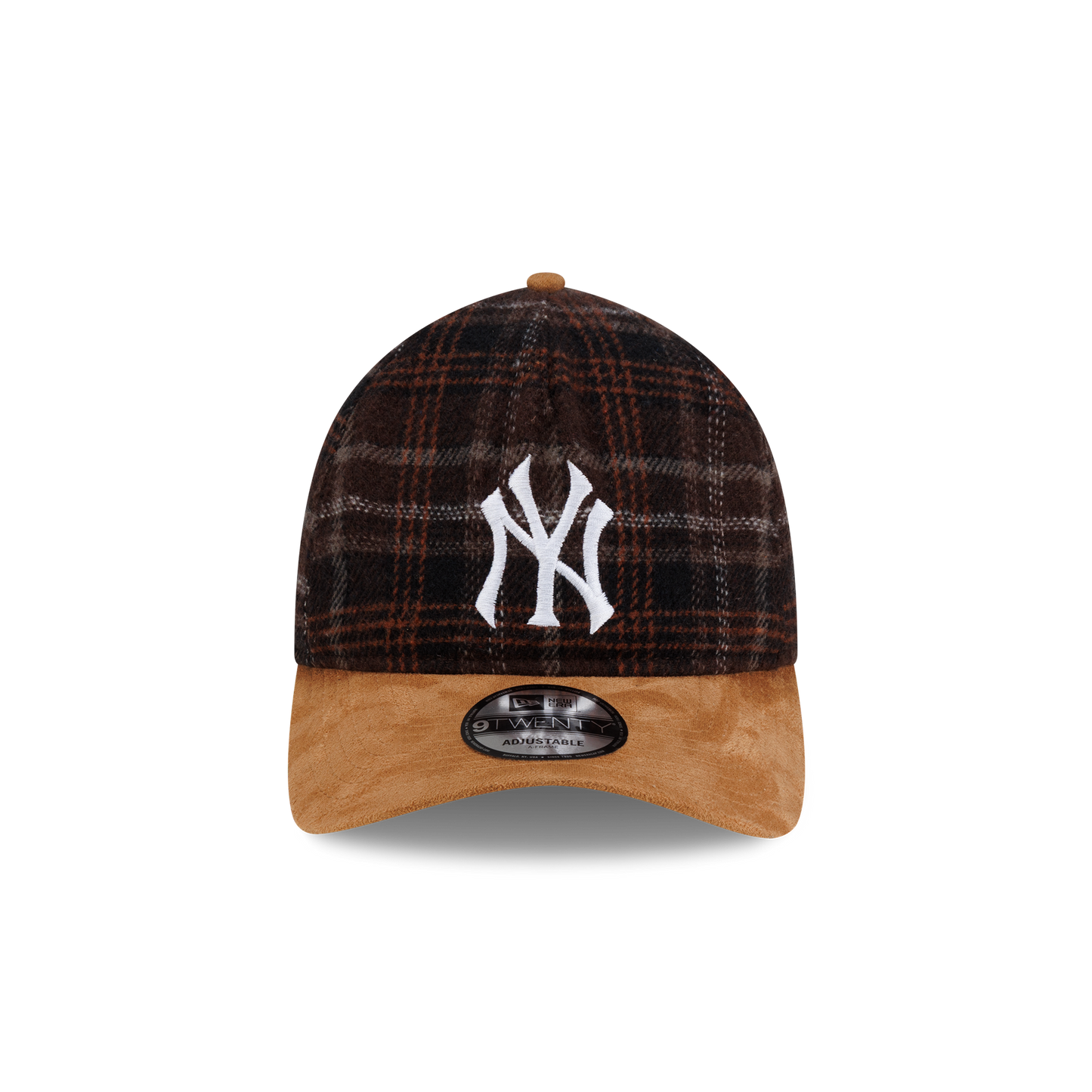 New Era - 9TWENTY® A-FRAME™ Plaid Suede New York Yankees Cap - Red Flannel