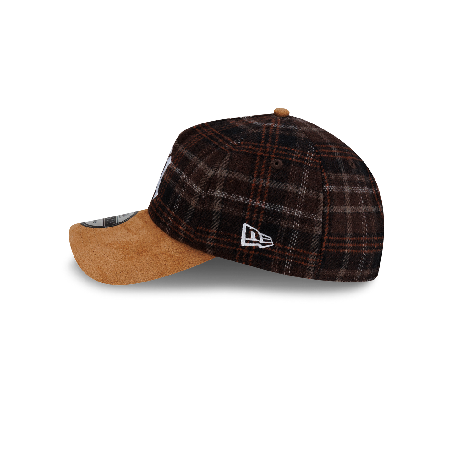 New Era - 9TWENTY® A-FRAME™ Plaid Suede New York Yankees Cap - Red Flannel