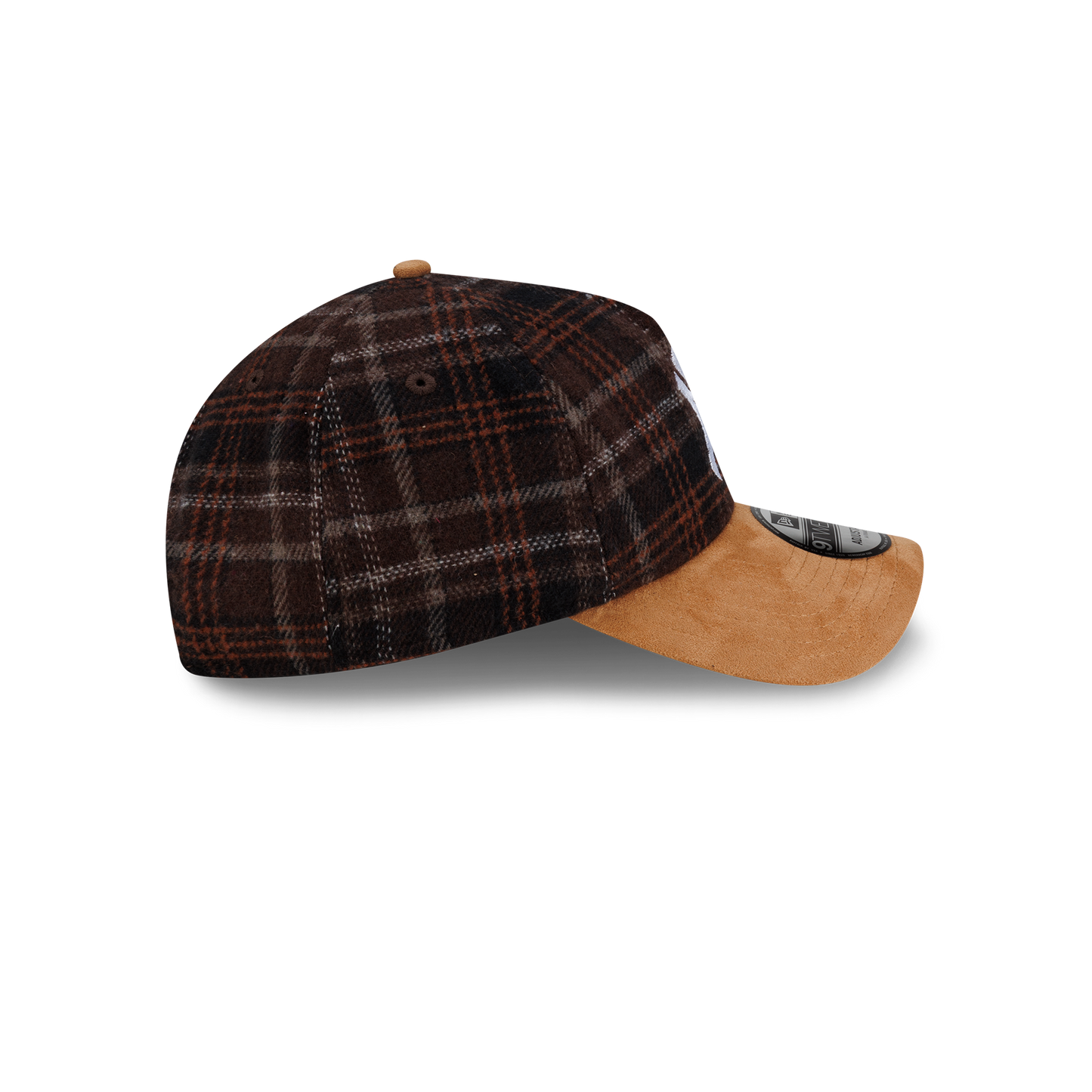 New Era - 9TWENTY® A-FRAME™ Plaid Suede New York Yankees Cap - Red Flannel
