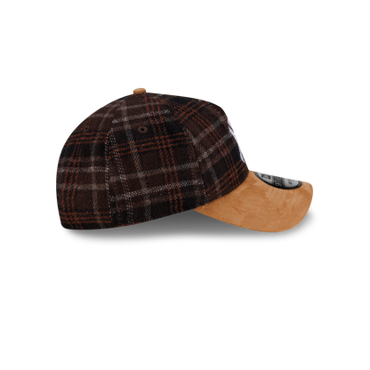 New Era - 9TWENTY® A-FRAME™ Plaid Suede New York Yankees Cap - Red Flannel