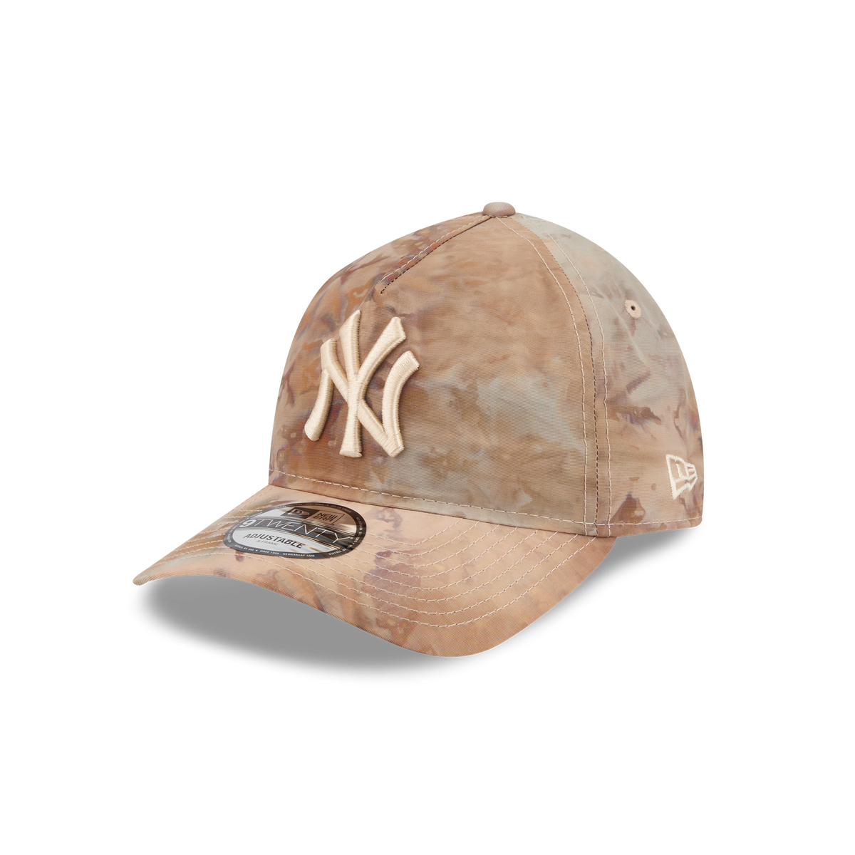 New Era - Washed Nylon 9TWENTY A-Frame - NY Yankees - Open Brown