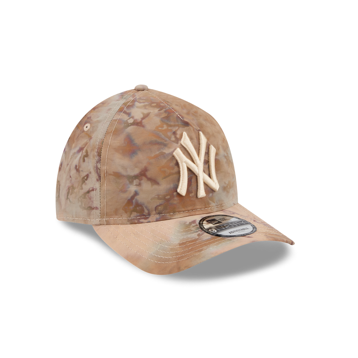 New Era - Washed Nylon 9TWENTY A-Frame - NY Yankees - Open Brown