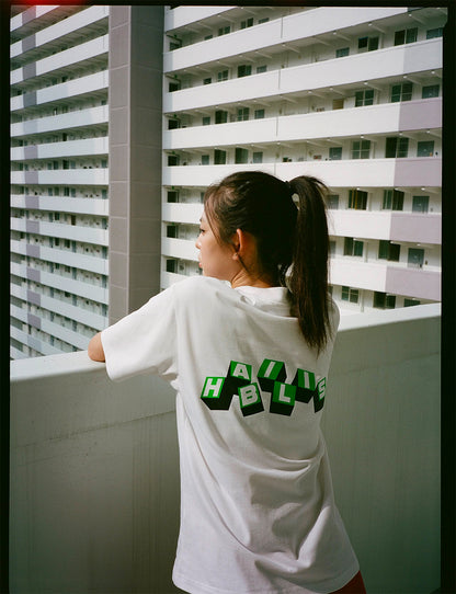 Quispiam Habilis - QH Square Logo Tee - White