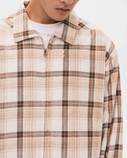 Nul1.Org - DEI Zip Shirt - Pink