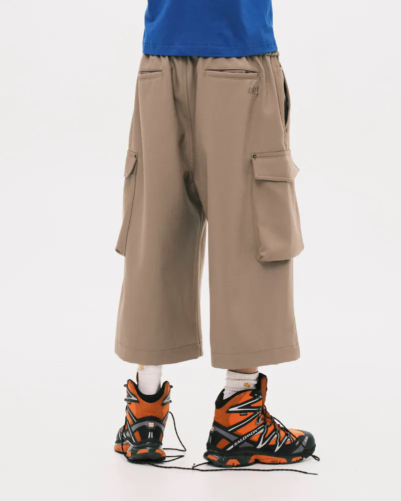 Nul1.Org - Biofrost Mix Wool Shorts - Khaki
