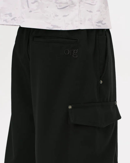 Nul1.Org - Biofrost Mix Wool Shorts - Black