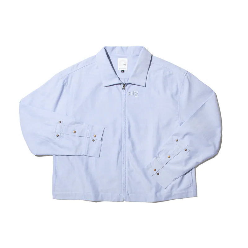 Nul1.Org - DEI Zip Shirt - Blue