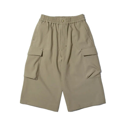 Nul1.Org - Biofrost Mix Wool Shorts - Khaki