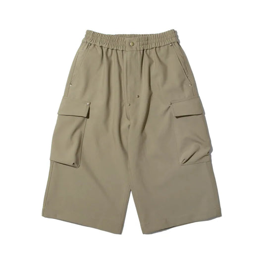 Nul1.Org - Biofrost Mix Wool Shorts - Khaki