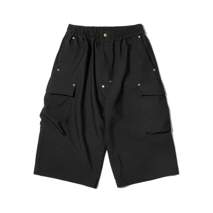 Nul1.Org - Biofrost Mix Wool Shorts - Black