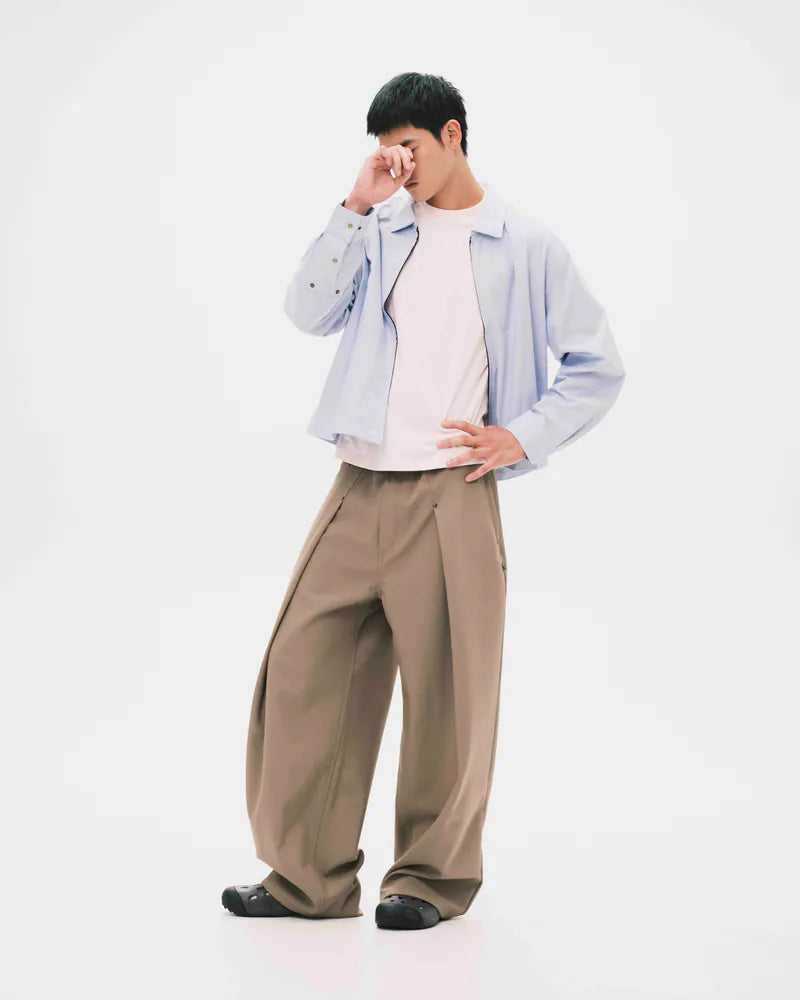 Nul1.Org - DEI Zip Shirt - Blue