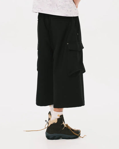 Nul1.Org - Biofrost Mix Wool Shorts - Black