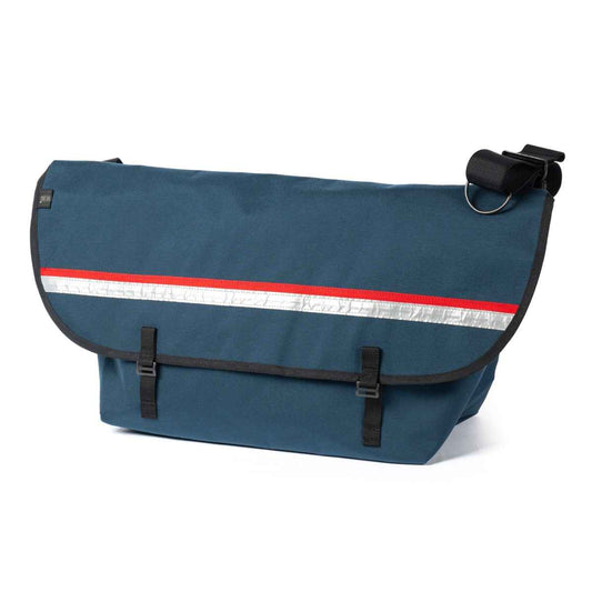 Blue Lug - The Messenger Bag - Navy/Red