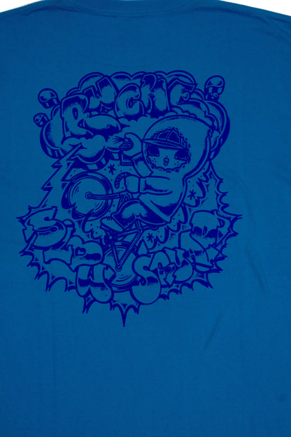 Slow Squad International x RWCHE - Yumyum Vandal T-Shirt by ZECS - Aqua