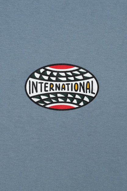 Slow Squad International - Mamachari Fire Wheelie T-Shirt - Light Blue