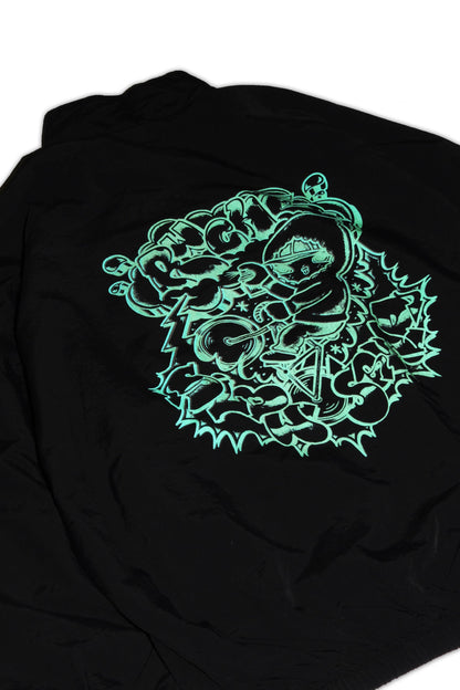 Slow Squad International - Zecs Glow In The Dark Drill Jacket - Glow