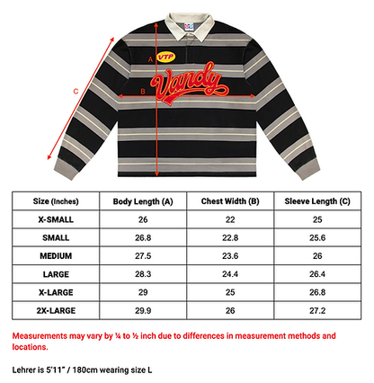 VANDYTHEPINK - Patchwork Polo L/S - Black