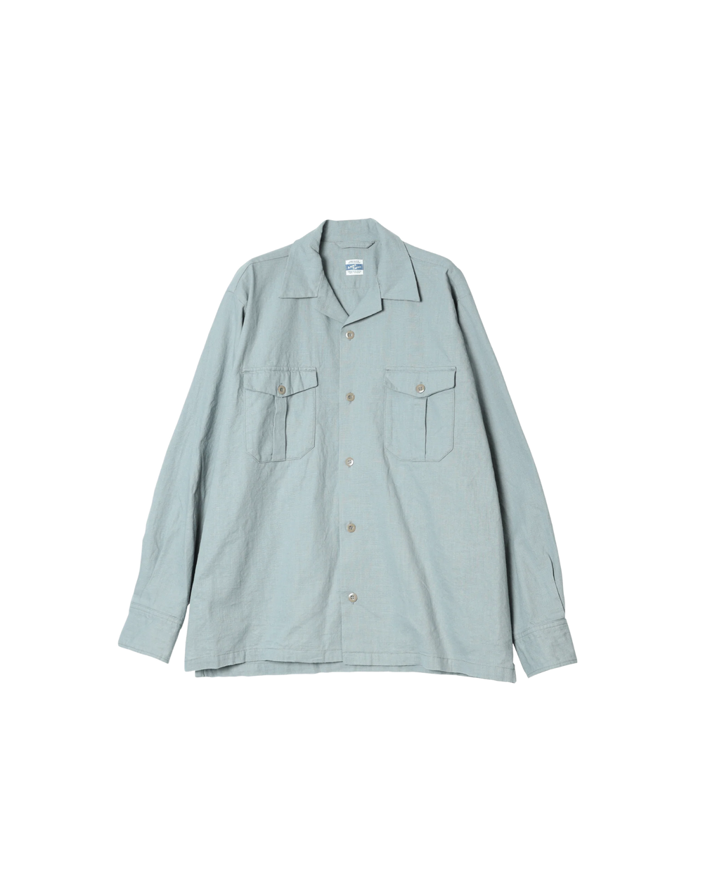 Army Twill - Cotton Slab Utility Shirt - Blue