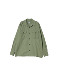 Army Twill - Cotton Slab Utility Shirt - Khaki