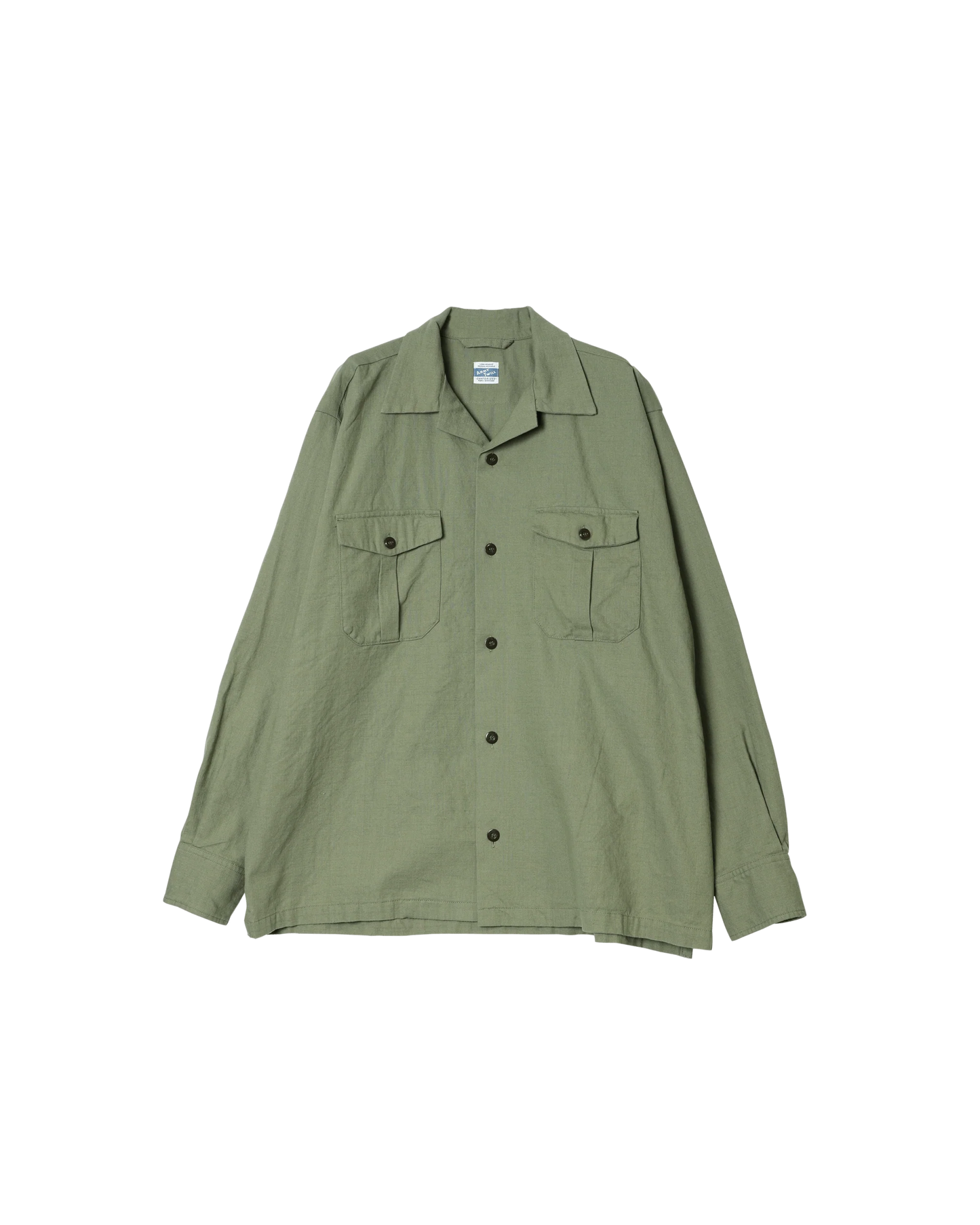 Army Twill - Cotton Slab Utility Shirt - Khaki