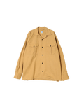 Army Twill - Cotton Slab Utility Shirt - Mustard