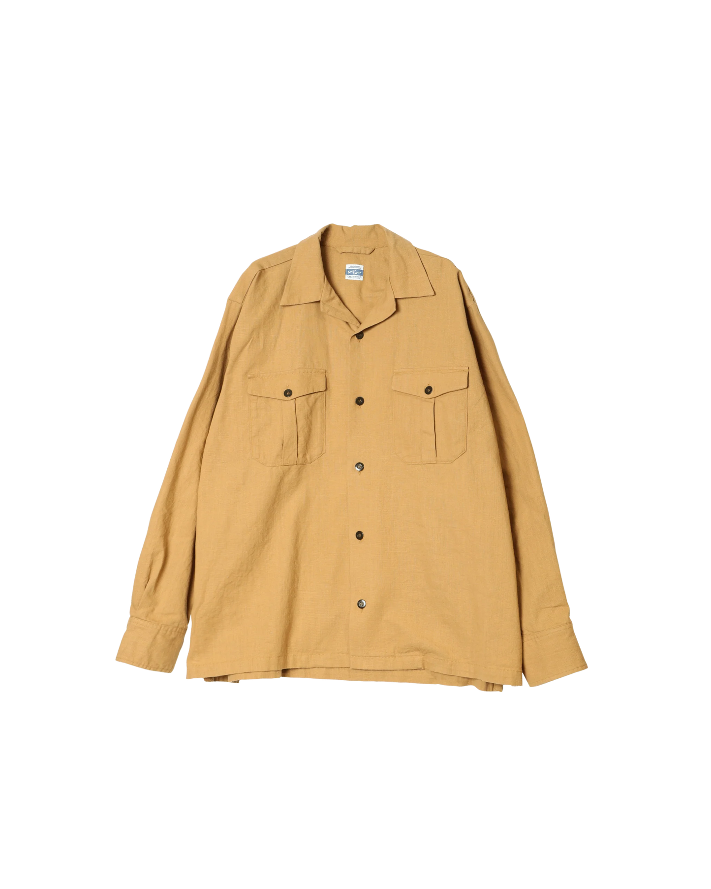 Army Twill - Cotton Slab Utility Shirt - Mustard