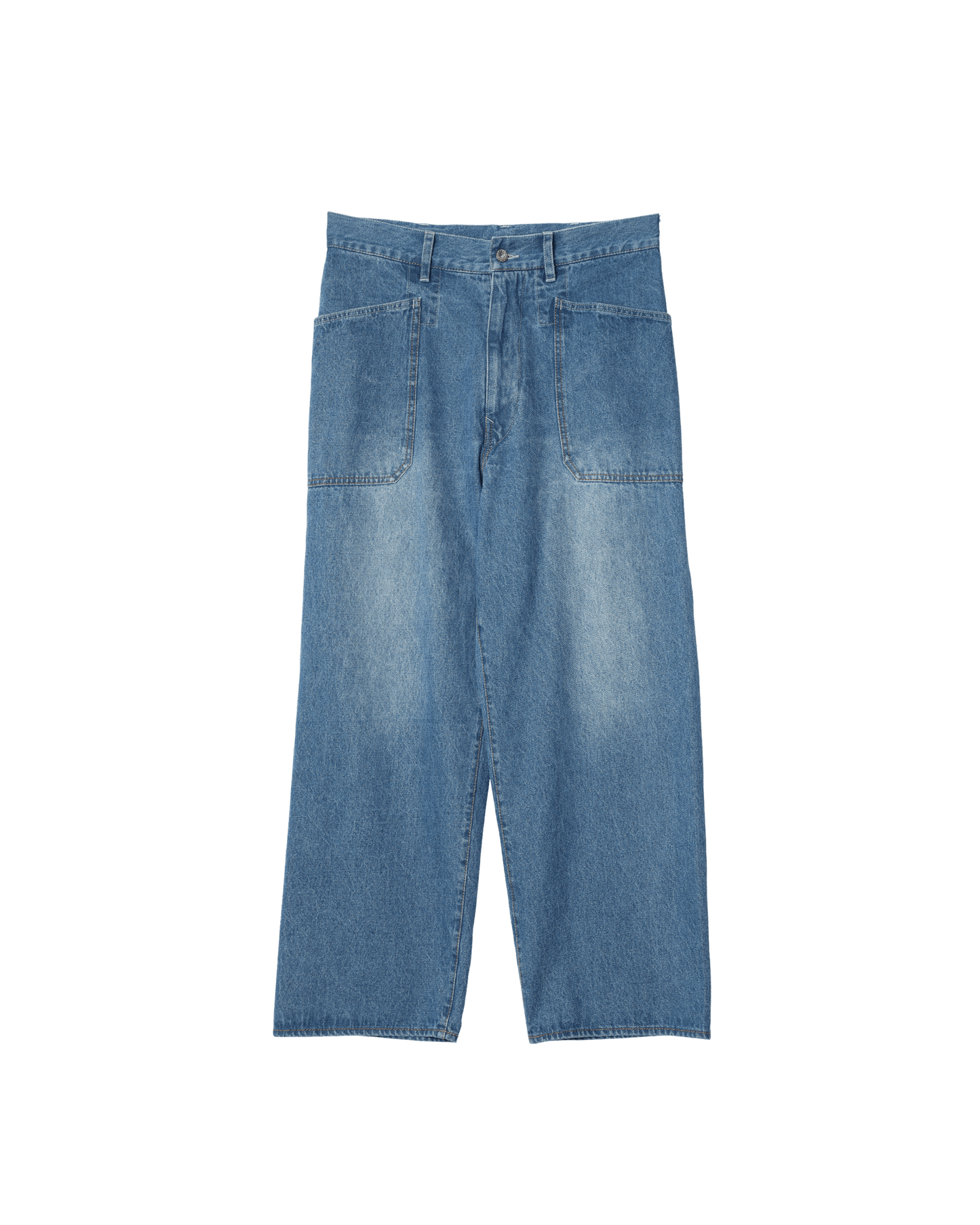 Army Twill - 10OZ Denim Pants - Blue
