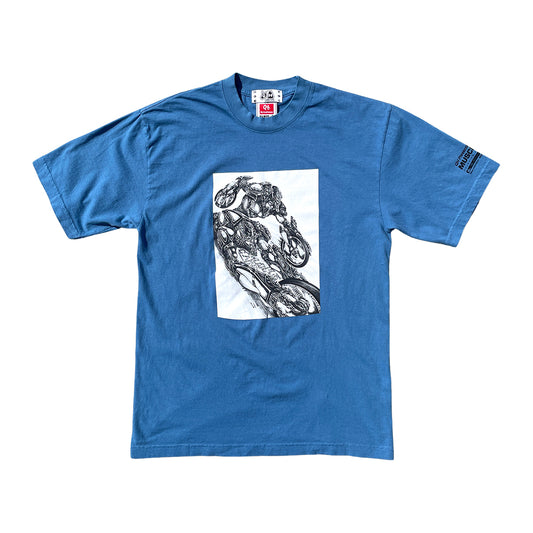 Quispiam Habilis - AND1 VOL.5 W/ MUSCLECARS Tee - Blue