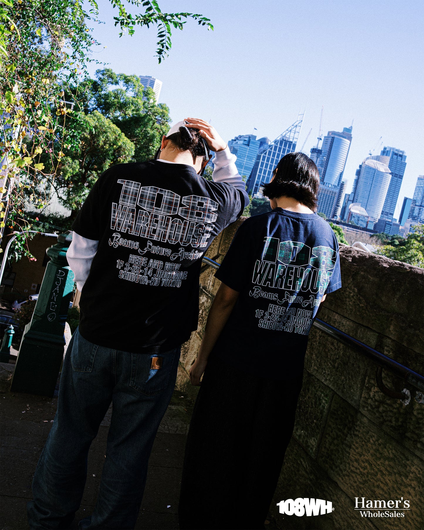 108WAREHOUSE x Future Archive Beams Shop T-Shirt - Navy