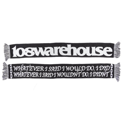 108Warehouse Logo Scarf - Black
