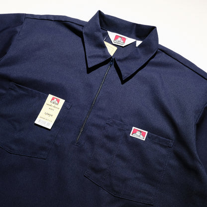 Ben Davis - Short Sleeve Half Zip Solid (Navy)