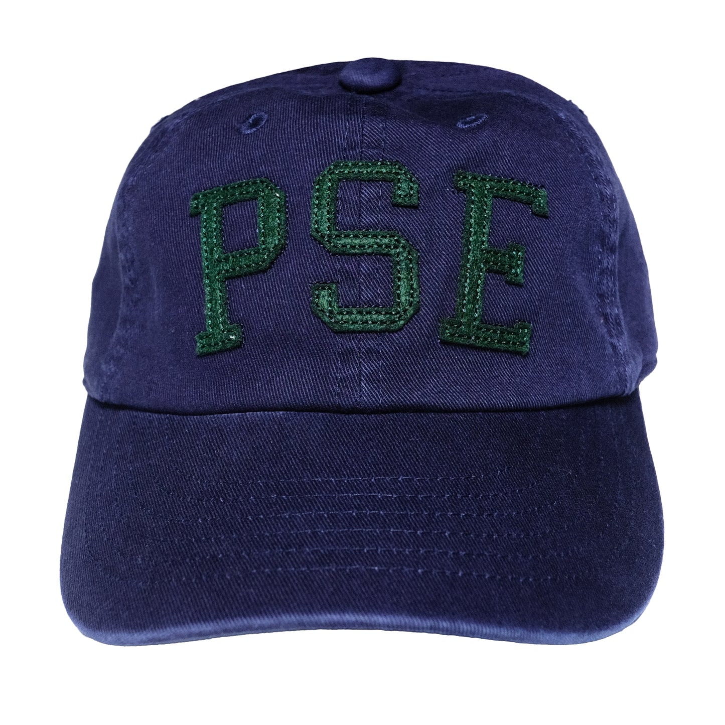 Pseushi - Vintage Lettering Cap - Navy/Green