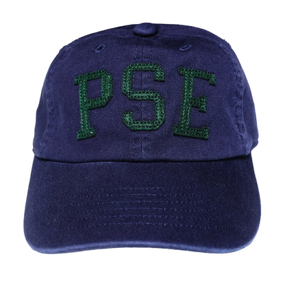 Pseushi - Vintage Lettering Cap - Navy/Green