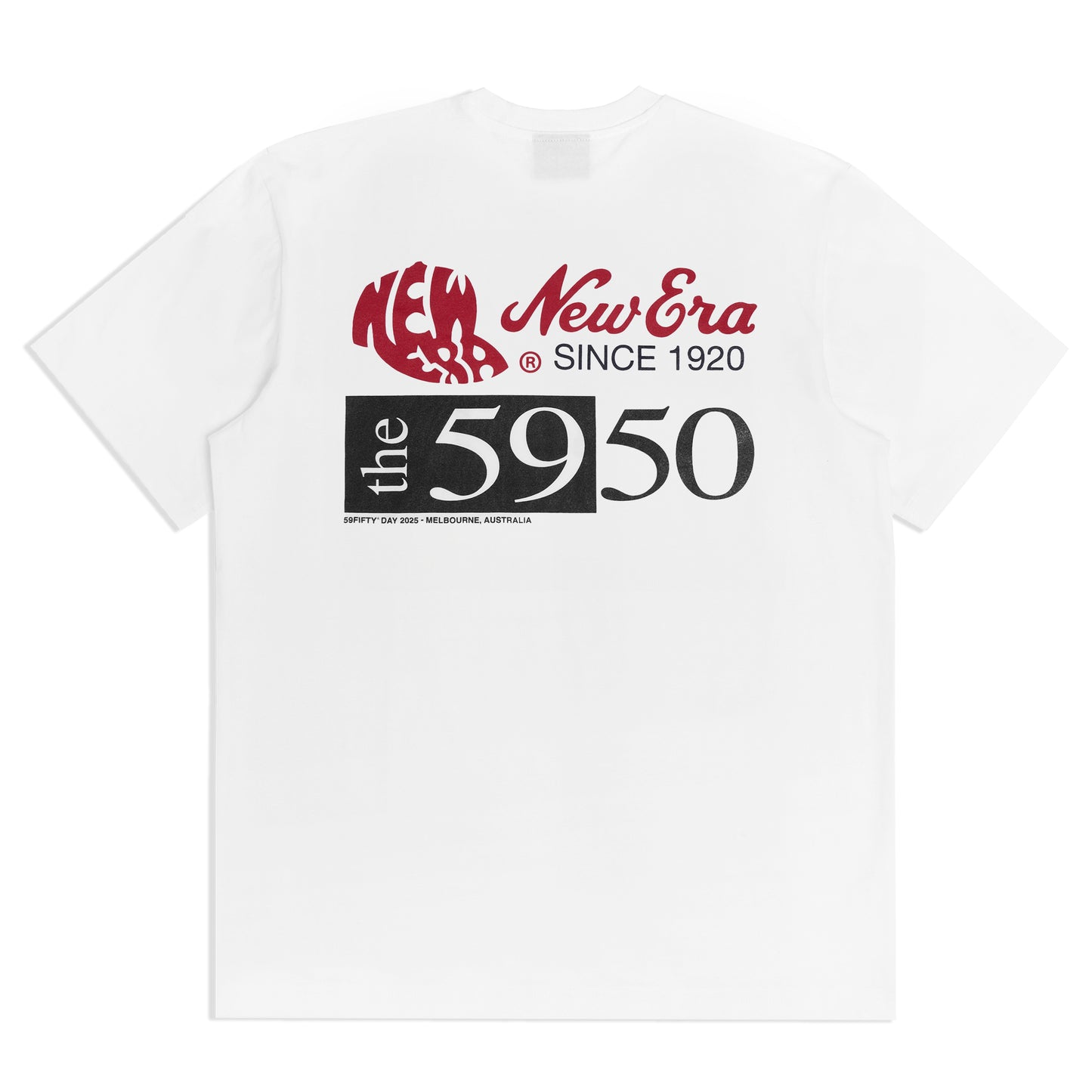 New Era 59FIFTY Logo Tee - White