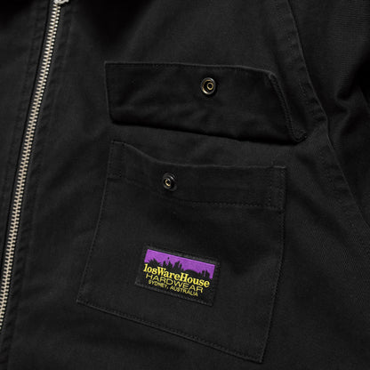 108WAREHOUSE - Work Jacket (Padded) - Washed Black