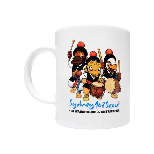 108WAREHOUSE x Entripaper - Sydney108Seoul Mug - White