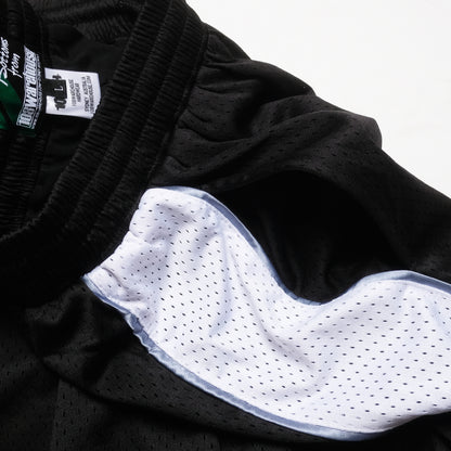 108WAREHOUSE - Two Panel Mesh Shorts - Black / White