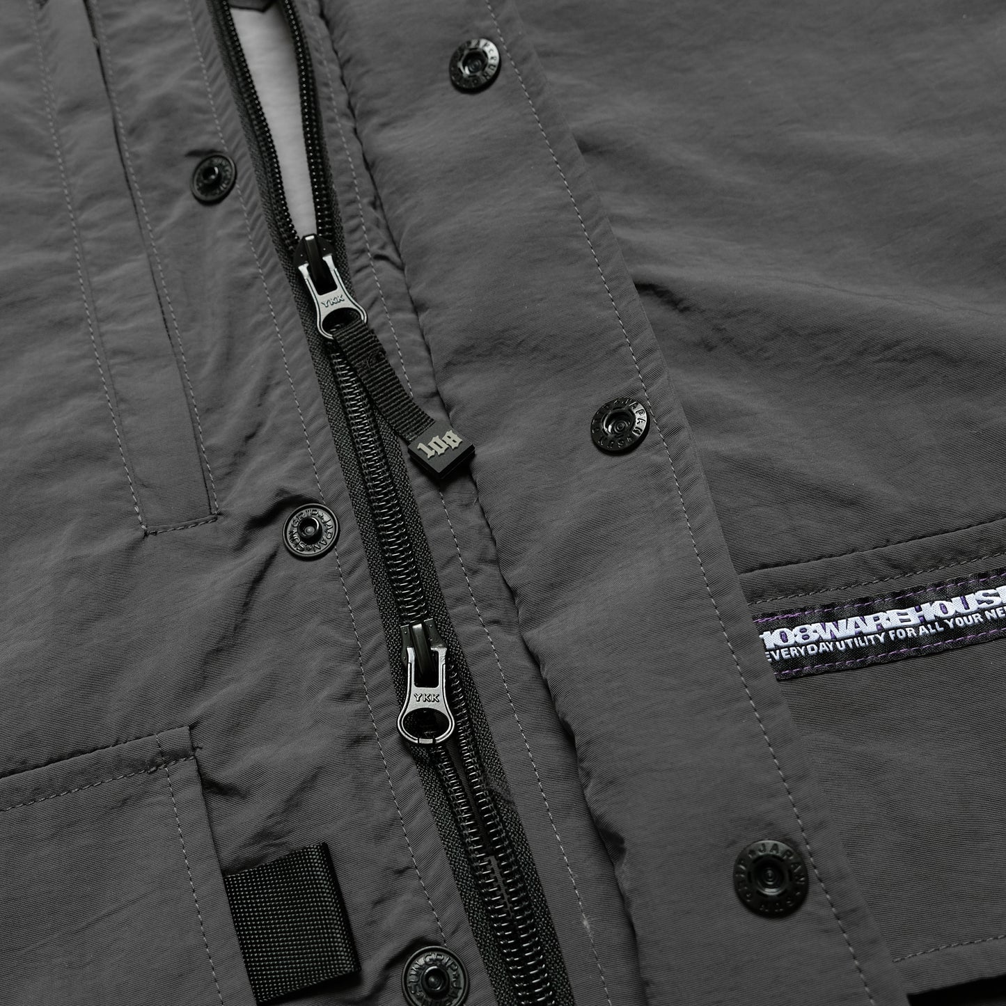 108WAREHOUSE - Utility Vest - Grey