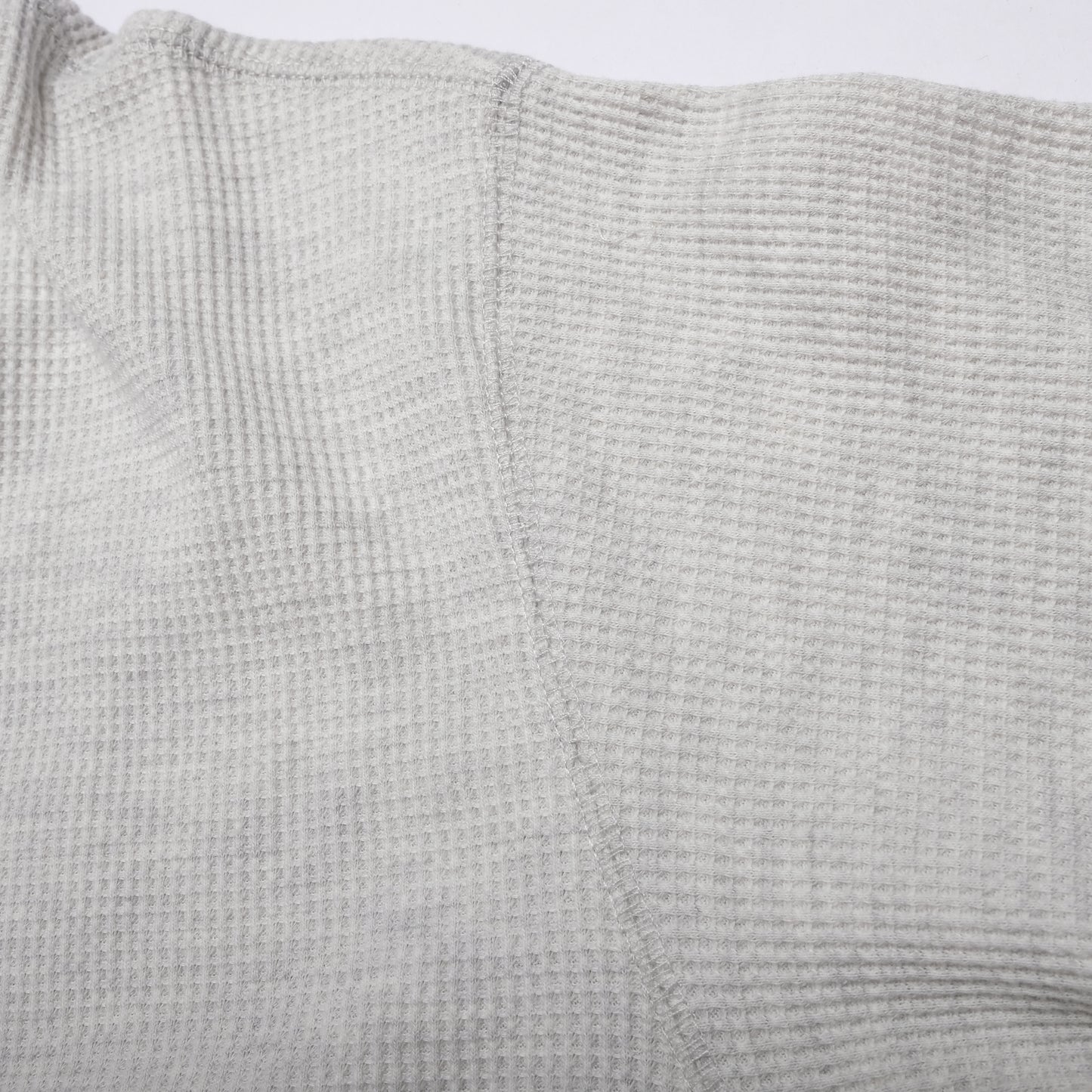 108WAREHOUSE - Waffle Knit Long Sleeve - Ash Grey