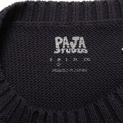 Paja Studio - Albert cotton sweater - Navy