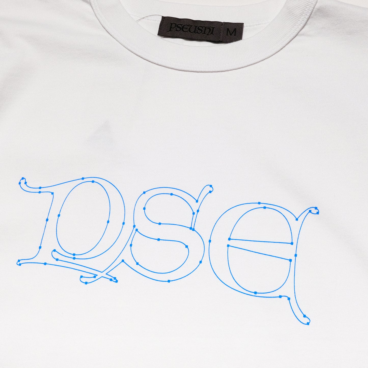 Pseushi - Gothic Logo Tee - White