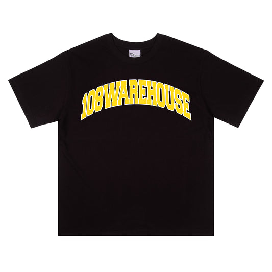 108WAREHOUSE - College T-Shirt (Black)