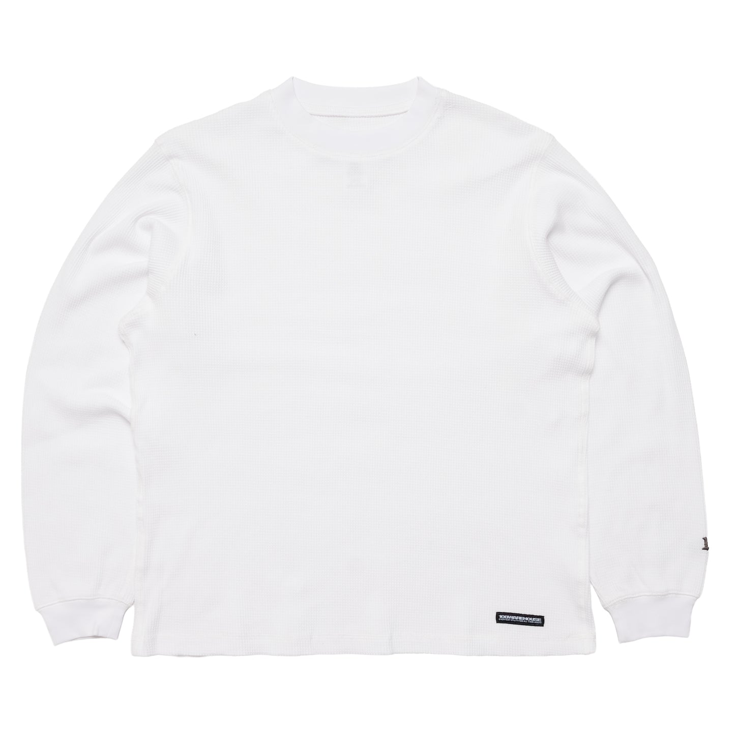 108WAREHOUSE - Waffle Knit Long Sleeve - White