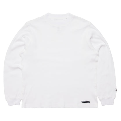 108WAREHOUSE - Waffle Knit Long Sleeve - White