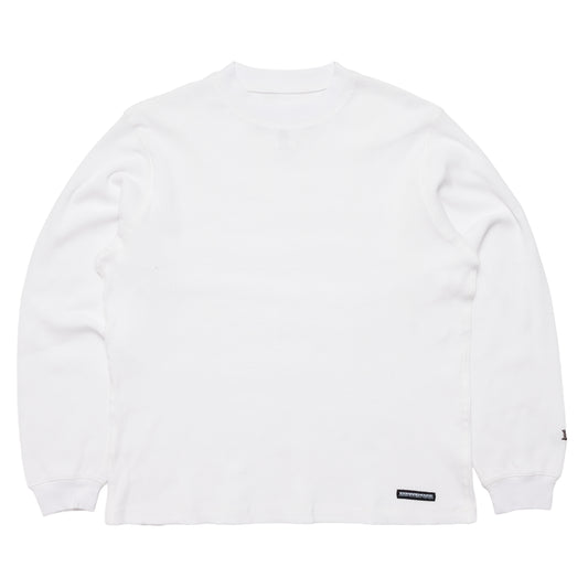 108WAREHOUSE - Waffle Knit Long Sleeve - White