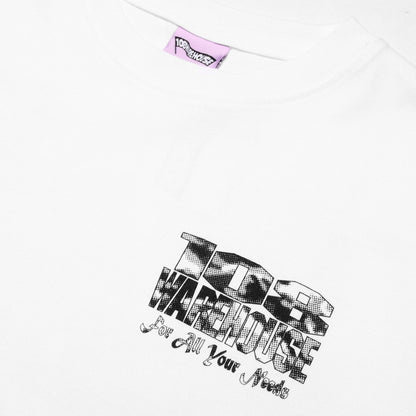 108WAREHOUSE - White Shop T-Shirt - Camo